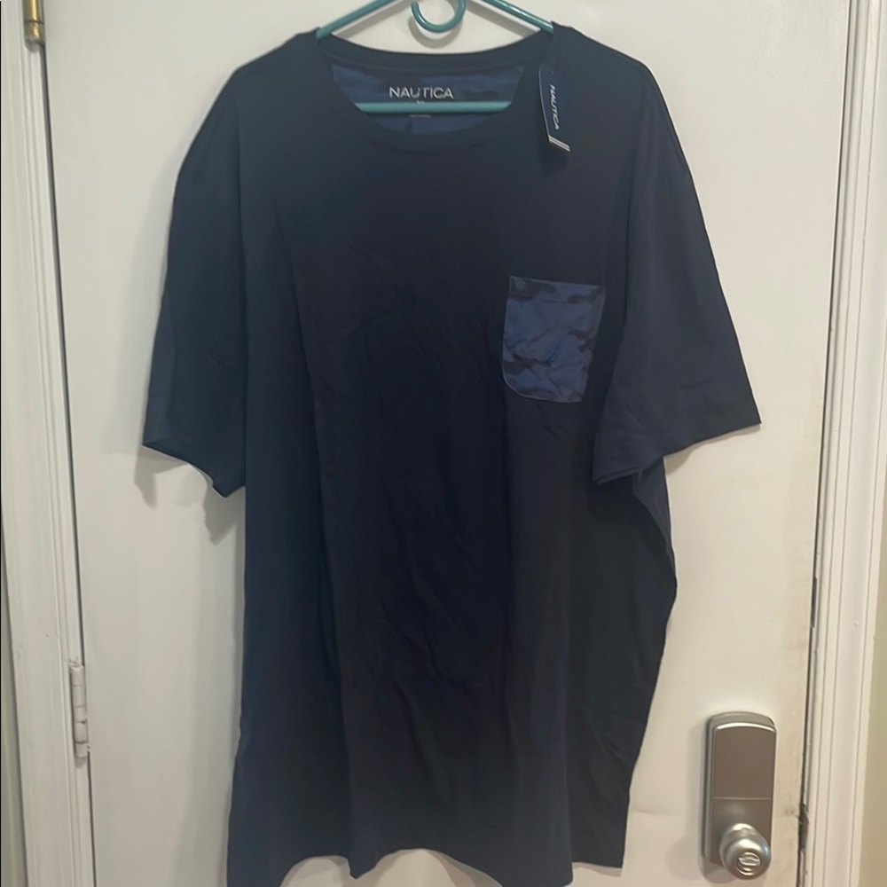 Nautica Blue Short Sleeve Tee Relaxed Fit